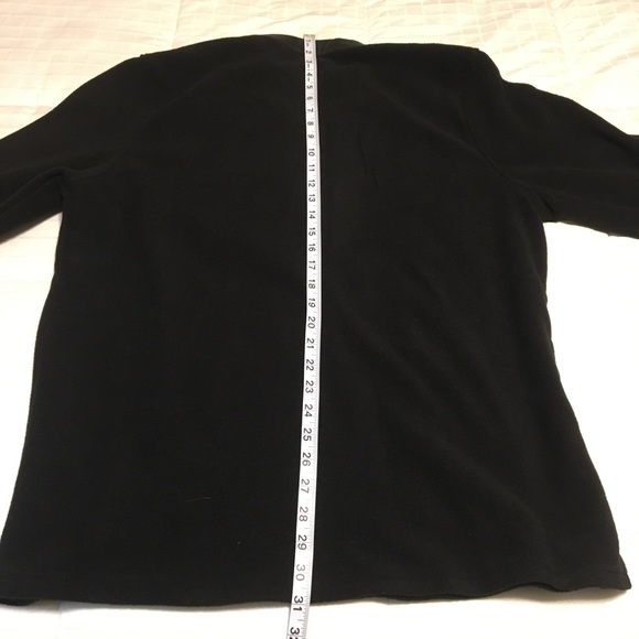 NWOT Black Fleece Pullover Womens (XL) American Flag Patch - Picture 9 of 9